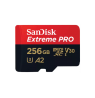 SanDisk Extreme PRO microSDXC Atminties kortelė 256GB UHS-I + SD Adapteris