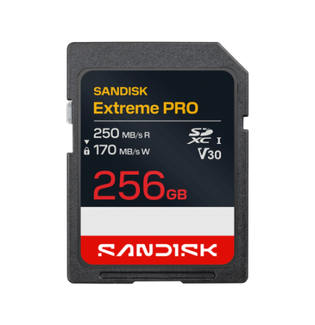 SanDisk Extreme PRO SDXC Atminties kortelė 256GB UHS-I