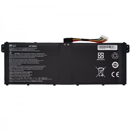 Nešiojamo kompiuterio baterija ACER AP16M5J, 4800mAh, Power Plant