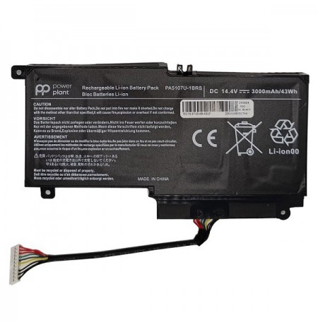 Nešiojamo kompiuterio baterija TOSHIBA PA5107U-1BRS, 3000mAh, Power Plant