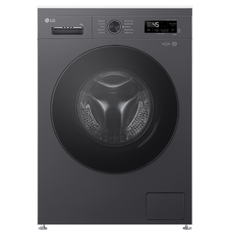 LG Dryer Machine | RHX1009NMB | Energy efficiency class C | Front loading | 9 kg | Heat pump | LED | Depth 66 cm | Wi-Fi | Middl