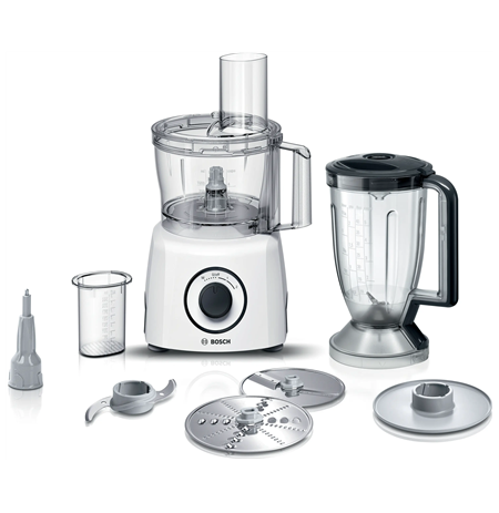 Bosch Food Processor | MCM3230W MultiTalent 3 | 800 W | Number of speeds 2 | Bowl capacity 2.3 L | White