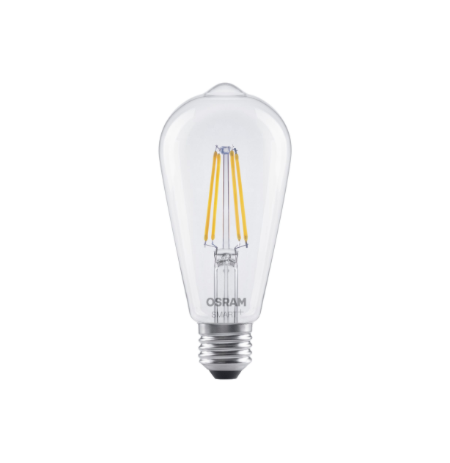 Osram SMART+ MATTER Dimmable Classic Edison 60 827 E27 | E27 | 6 W | Warm White | Wi-Fi
