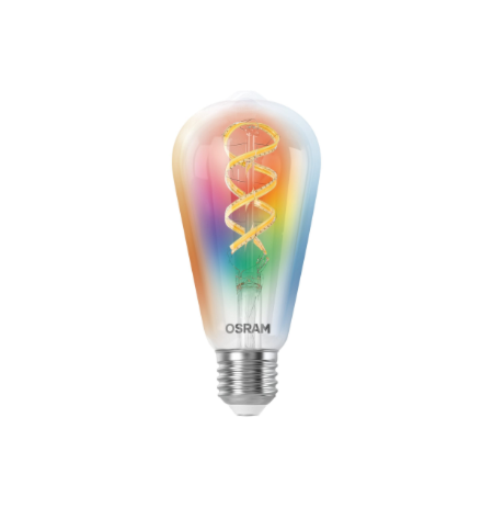 Osram SMART+ MATTER Filament Multicolor Classic Edison 40 | E27 | 4.8 W | RGBW | Wi-Fi