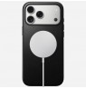 NOMAD Modern Leather Case for iPhone 17 Pro Max compatible with MagSafe (black)