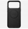 NOMAD Modern Leather Case for iPhone 17 Pro Max compatible with MagSafe (black)