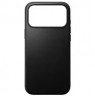 NOMAD Modern Leather Case for iPhone 17 Pro Max compatible with MagSafe (black)
