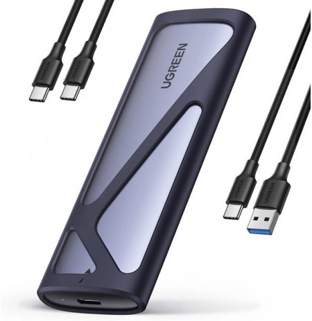 Ugreen CM400 90264 M.2 SSD enclosure with USB-C 3.2 port grey