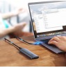 Ugreen M.2 B-Key SATA 3.0 hard drive enclosure 5Gbps grey + USB Type-C cable (CM400)