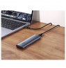 Ugreen M.2 B-Key SATA 3.0 hard drive enclosure 5Gbps grey + USB Type-C cable (CM400)