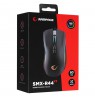 RAMPAGE SMX-R44 V2 MACRO BLACK MOUSE 12800 DPI RGB LED