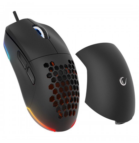 RAMPAGE WIRED GAMING MOUSE 12800DPI BLINK BLACK