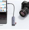 Ugreen CM512 90568 USB-C adapter – 2× USB-A 3.0 / HDMI / RJ45 / SD and TF card reader / USB-C PD 100 W Grey