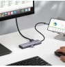 Ugreen CM512 90568 USB-C adapter – 2× USB-A 3.0 / HDMI / RJ45 / SD and TF card reader / USB-C PD 100 W Grey