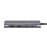Ugreen CM195 6-in-1 USB-C adapter – HDMI / 2× USB-A 3.0 / USB-C PD / SD / TF card reader – grey