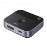 Ugreen DisplayPort/USB-C to USB-C switch grey
