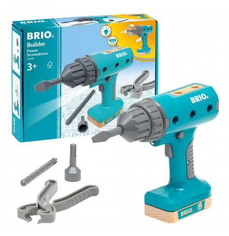 Brio BUILDER cordless drill construction set / from 3 years
