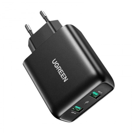 Ugreen wall charger 2× USB-A 36 W QC3.0 black (CD161)