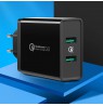 Ugreen wall charger 2× USB-A 36 W QC3.0 black (CD161)