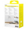 Baseus Palm 30W mains charger USB-C USB-A - white