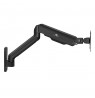 Maclean MC-332 Double Arm Monitor Wall Mount, 17-32", 9kg max, Computer Screen Holder