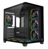 RAMPAGE PC CASE WITH TEMPERED GLASS Black