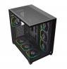 RAMPAGE PC CASE WITH TEMPERED GLASS Black