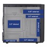 Akyga AK17BK computer case Micro Tower Black