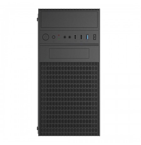 Akyga AK19BK Micro ATX case USB-C + USB 3.0 + 2x USB 2.0 black without PSU Micro Tower