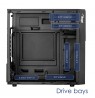 Akyga AK19BK Micro ATX case USB-C + USB 3.0 + 2x USB 2.0 black without PSU Micro Tower