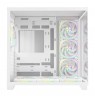 RAMPAGE PC CASE WITH TEMPERED GLASS white