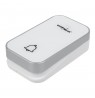 GreenBlue GB157 W Kinetic Battery-free Wireless Door Bell, Melodies, White, Range up to 200m, IP44
