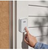 GreenBlue GB157 W Kinetic Battery-free Wireless Door Bell, Melodies, White, Range up to 200m, IP44