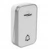 GreenBlue GB157 W Kinetic Battery-free Wireless Door Bell, Melodies, White, Range up to 200m, IP44