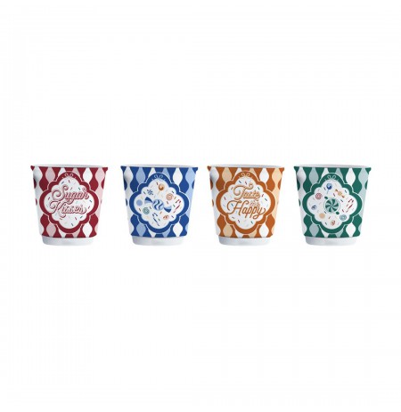 Set of 4 mugs NCANDY010 BIALETTI