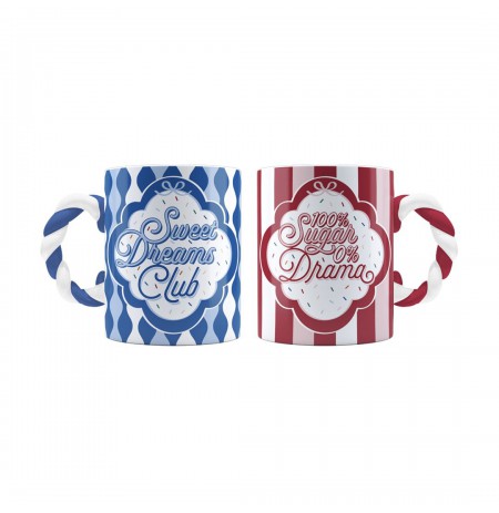 Set of 2 mugs NCANDY007 BIALETTI