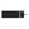 APC Back-UPS, 1050VA/600W Floor/Wall Mount, 230V, 8x French/Belgian outlets, USB Type A+C Port, User Replaceable Battery