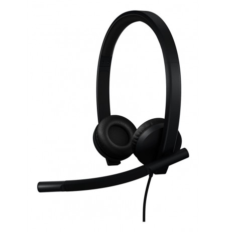 Logitech H570E Headset Wired Head-band Office/Call center USB Type-C Black