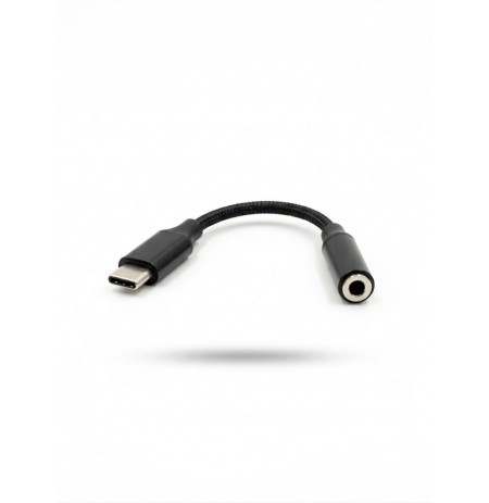 Vakoss TC-5681 Headphone Adapter (USB-C to 3.5mm Mini-Jack) – Black