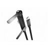 Vakoss TC-U570 USB-C to USB-C Cable with Stand Function, 100W, 1m, Black
