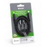 Vakoss TC-U560 USB-C to USB-C Cable with Digital Display, 100W, 1.5m, Black