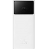 Baseus EnerFill FP41 30000mAh 22.5W power bank with USB-A - USB-C 3A 30cm cable - white