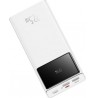 Baseus EnerFill FP41 30000mAh 22.5W power bank with USB-A - USB-C 3A 30cm cable - white