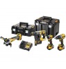 DeWalt DCK429P3T-QW Combo set DCD805 + DCG405 + DCH273 + DCF850, 18 V black, yellow