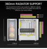 Corsair Midi Tower 3200D RS ARGB PC Case White