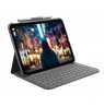 Logitech Slim Folio QWERTY UK English Bluetooth Grey