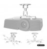 Maclean Ceiling Mount/Hanger for Projectors, 54–320 mm, up to 13.5 kg, 360-degree rotation, MC-200 W