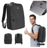 NanoRS Laptop Backpack, 15.6", Black, 41x29x4, Waterproof RS202 B