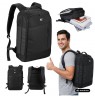 NanoRS Laptop Backpack, 15.6", Black, 42x28.5x14, Waterproof RS204 B