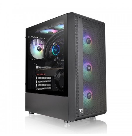 Thermaltake S200 TG ARGB Midi Tower Black